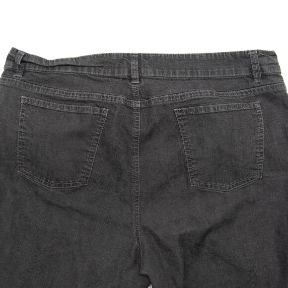 Eileen Fisher Carbon Slim Fit Full Length Organic Cotton Stretch Jeans Size 16 - Picture 7 of 12